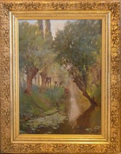 Vattenbryn by Adolphe Frederic Lejeune