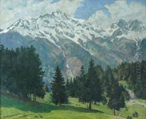 Pejzaz Z Okolic Innsbrucka Pejzaz Z Okolic Innsbrucka