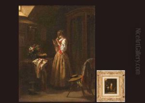 Woman by Louise Emilie Leleux-Giraud