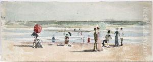 Elegantes Sur La Plage
