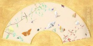 Papillons Et Libellules by Alexandre Louis Leloir