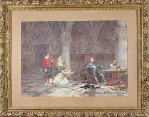The New Master Of The House by Alexandre Louis Leloir