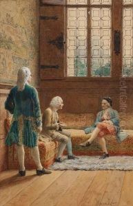 La Rencontre Desphilosophes by Maurice Leloir