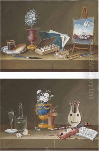 Materiel D'artiste Sur Un Entablement by Paul Lelong