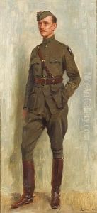 Portrait Of An Americanaviator by Rene Lelong