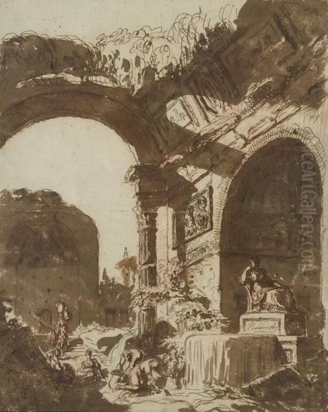 Vue De Ruines - view 1