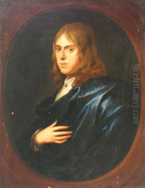 Portrait Of A Gentleman In A Blue Cloak - view 1