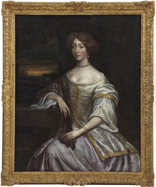 Portrait Of A Lady With Pearl Jewels - view 1