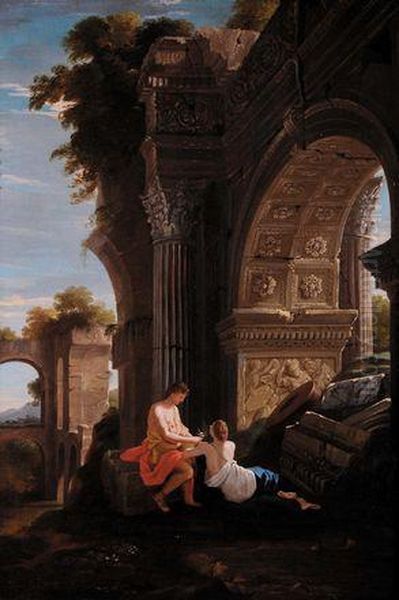 Arco Romano Con Personaggi - view 1