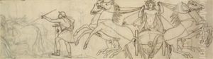 Allegorie Du Char D'apollon by Philippe J. Lemaire