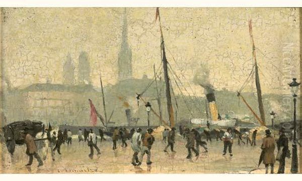 Les Quais A Rouen - view 1