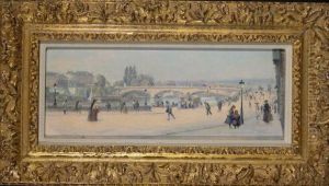 Vue De Ville by Lemaitre Leon Jules