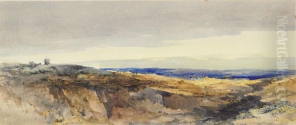 A Windmill In A Moorland Landscape - view 1