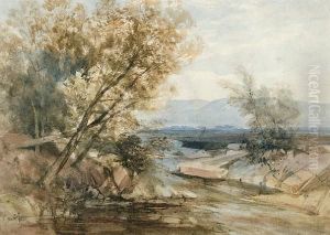 An Upland Stream by Robert Leman