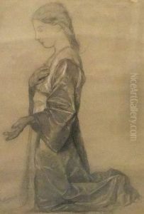Kneeling Angel by Polychronis Lembessis