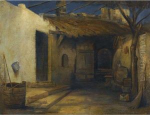 A Courtyard by Polychronis Lembessis