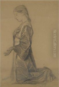 Kneeling Angel by Polychronis Lembessis