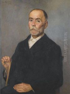 Portrait Of A Man by Polychronis Lembessis