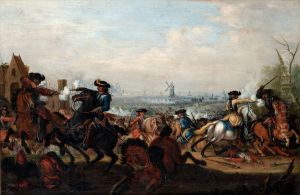 Cavalier Battle by Johann Philipp Lembke
