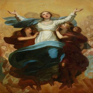 The Assumption Of The Virgin by Leontine Lemee
