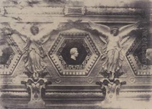 Detail De La Frise De La Salle Des Sept Cheminees Du Louvre by Joseph Lemercier