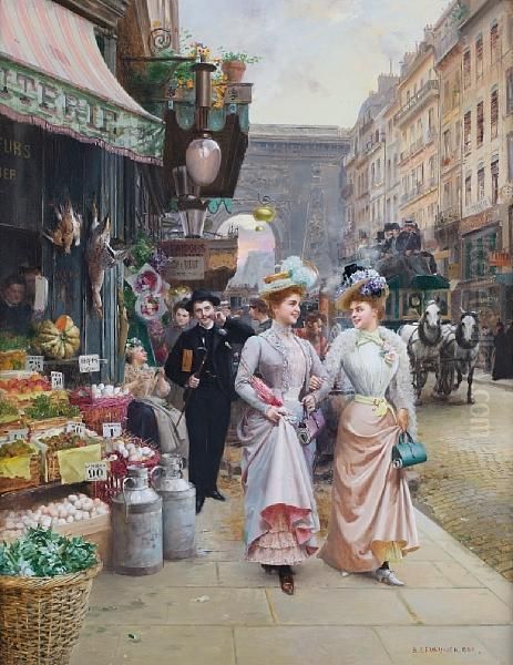 Parisian Street Scene - view 1