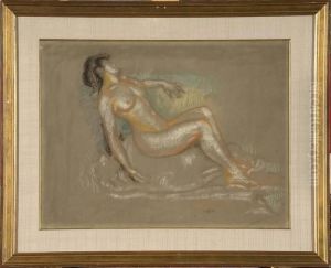 Femme Nue Allongee by Georges Lemmen