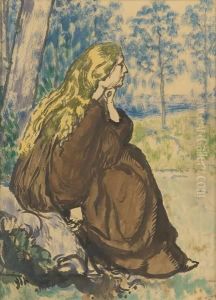 Femme Assise by Georges Lemmen