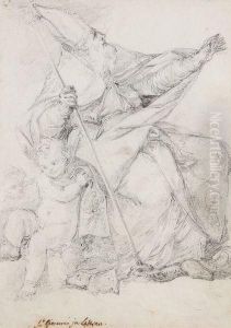 Saint Jean De Latran by Charles Gabriel Lemonier