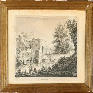"vue D'une Porte De La Ville Denemoura" And "le Depart D'adonis" by Louis-Simon Lempereur