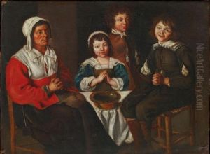 Le Benedicite by Louis And Matthew Le Nain