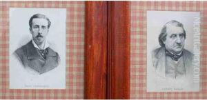 Portraits De Ernest Renan Et Paulderoulede