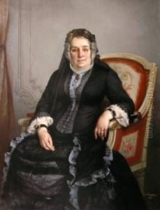 Portrait De Mmerichou by Jules Eugene Lenepveu