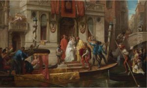 A Venetian Wedding by Jules Eugene Lenepveu