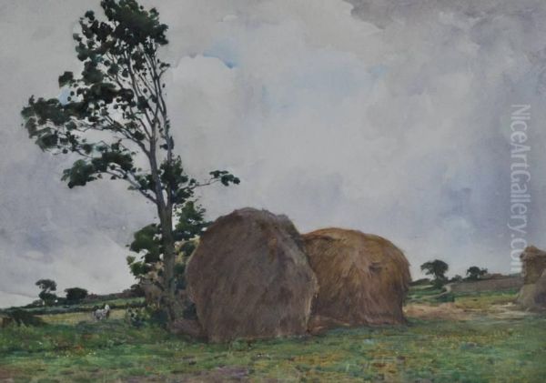 Hay Stacks - view 1