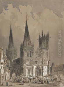 Cathedral Marketplace by Albert Alexandre Lenoir