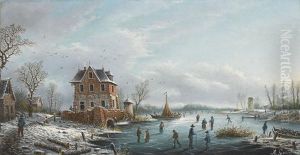 Winterliches Eisvergnugen