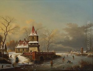 Les Patineurs Sur La Riviere