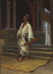 A Eunuch Guarding The Harem