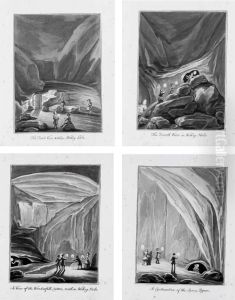 An Album Of Ten Drawings Of Wookey Hole, Mendip Hills,somerset