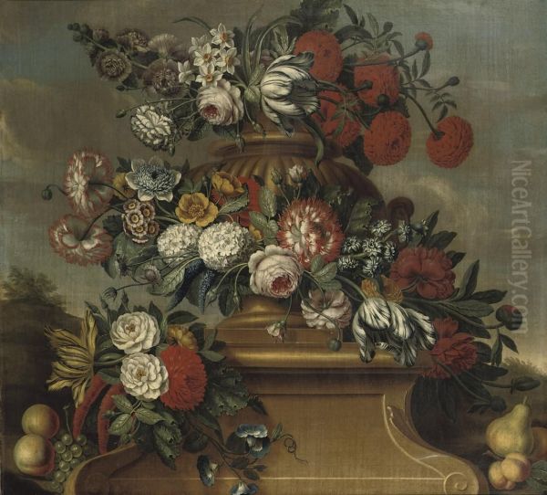 A Garland Of Pink Roses - view 1