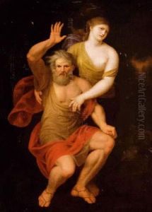 Jupiter Et Thetis by Cornelis Lens