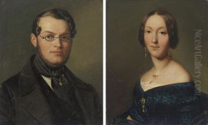 Portrait Of A Gentleman by Gaston Lenthe