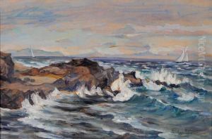 Marina Con Barche A Vela by Rocco Lentini