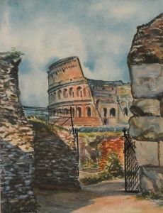 Scorcio Del Colosseo by Rocco Lentini