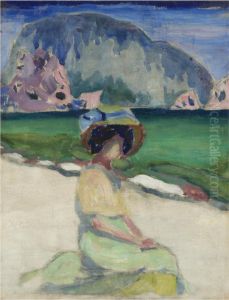 Woman By The Shore