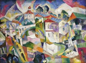 Cubist Cityscape by Aristarkh Vasilievic Lentulov