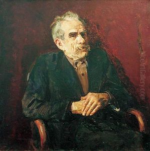 Portret Starszego Mezczyzny by Stanislas Lentz
