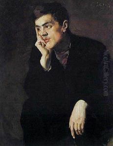 Portret Mlodego Mezczyzny by Stanislas Lentz
