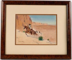 Calvary And Apache by H. Reedy Leonard